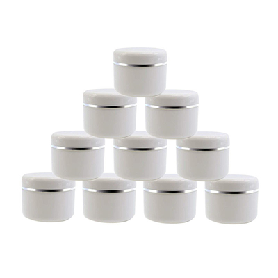 Pot vide en plastique de bouteille de voyage de visage de crème de conteneur cosmétique rechargeable de lotion