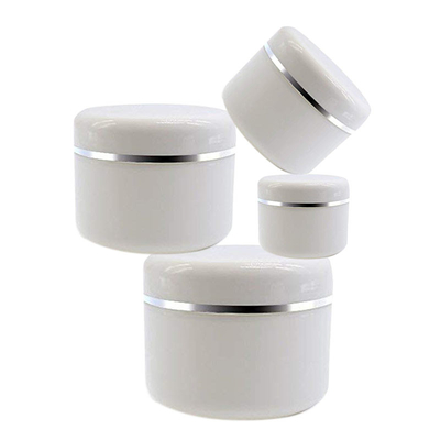 Pot vide en plastique de bouteille de voyage de visage de crème de conteneur cosmétique rechargeable de lotion