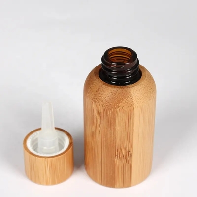 15 ml 30 ml 50 ml Bouteille en verre d' huile essentielle cosmétique de bambou vide