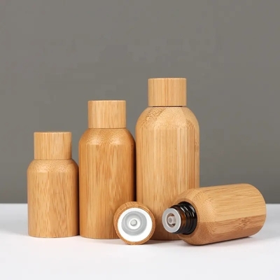 15 ml 30 ml 50 ml Bouteille en verre d' huile essentielle cosmétique de bambou vide