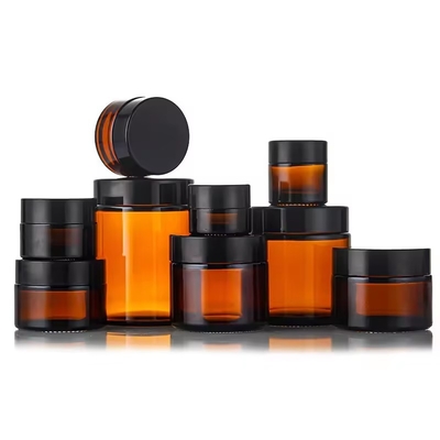 Bouteille de shampooing et de crème de luxe en plastique 500 ml Ambre 250 ml