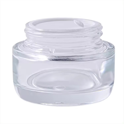 Prix bas Crème de luxe décorative verte Cosmétiques 16 oz 16 oz Boîtes en verre/bouteille