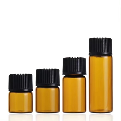 1 ml 2 ml 3 ml 5 ml Bouteille de parfums en verre ambre Bouteille cosmétique