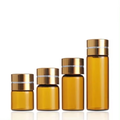 1 ml 2 ml 3 ml 5 ml Bouteille de parfums en verre ambre Bouteille cosmétique