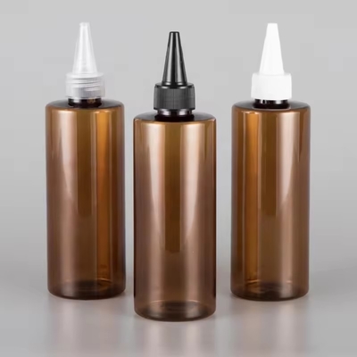 Bouteille cosmétique en plastique Amber Squeeze de 6 ml avec bouchon tourné