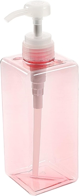 650 ml de shampooing rose vide bouteille de gel de douche bouteille de plastique pour animaux de compagnie
