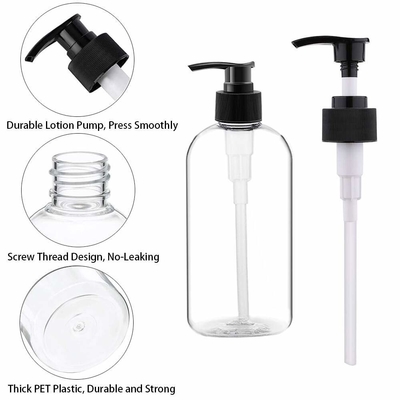 16OZ/500ml Bouteilles de pompe en plastique vides Dispenser des récipients rechargeables durables