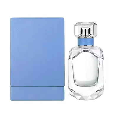 30 ml de bouteilles en verre de luxe de parfums carrés transparents vides Logo personnalisable