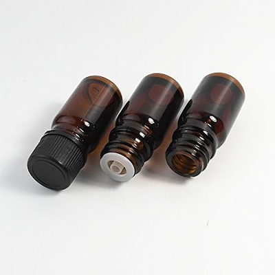 Bouteilles en verre d' huile essentielle de 10 ml, 20 ml et 30 ml avec bouchon à vis, verre ambre vide