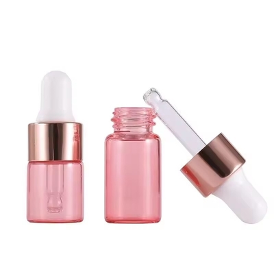 Fourniture d'usine 1ml 2ml 3ml 5ml gouttelette mélangeur d' huiles essentielles bouteille en verre