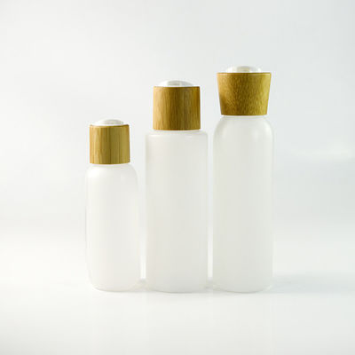 conteneurs 18/410 30ml de empaquetage cosmétiques avec le chapeau en bambou 112 x 75mm de compte-gouttes de sérum
