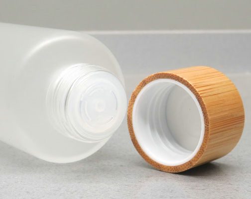 40/410 cosmétique en verre de 120ml 41mm met 4 GV en bouteille en verre clairs de bouteilles de jet d'once