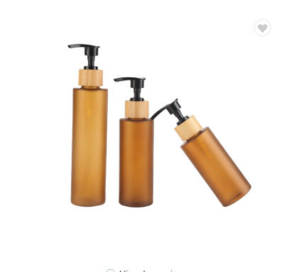 pots cosmétiques de 200ml 24mm Amber Glass Essential Oil Bottles 24/410 3.4oz