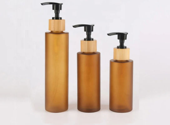 pots cosmétiques de 200ml 24mm Amber Glass Essential Oil Bottles 24/410 3.4oz