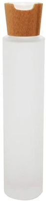 20/410 pot cosmétique de couvercle en bambou cosmétique 20mm en verre des bouteilles 100ml