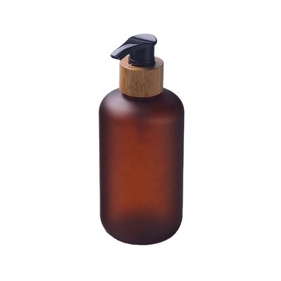 8oz a givré l'ODM cosmétique d'emballage de l'ANIMAL FAMILIER 250ml de bouteille de pots privés d'air UV cosmétiques ambres de protection