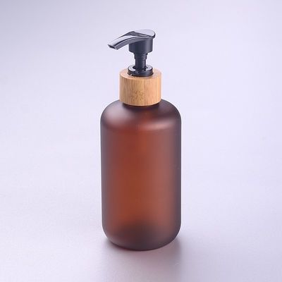 8oz a givré l'ODM cosmétique d'emballage de l'ANIMAL FAMILIER 250ml de bouteille de pots privés d'air UV cosmétiques ambres de protection
