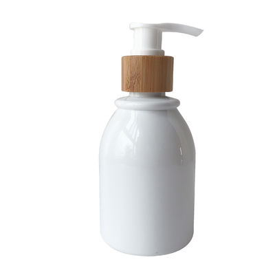 le cosmétique en plastique de 200ml 8oz à bouteilles des pots de verre 20/410 fermeture 20mm en bambou