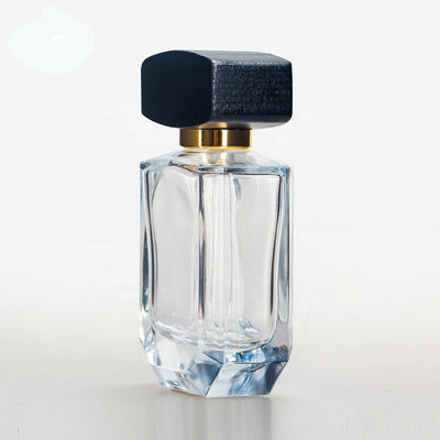 le parfum 30ml en verre vide met 28MM en bouteille 28/400 de chapeaux en bois carrés