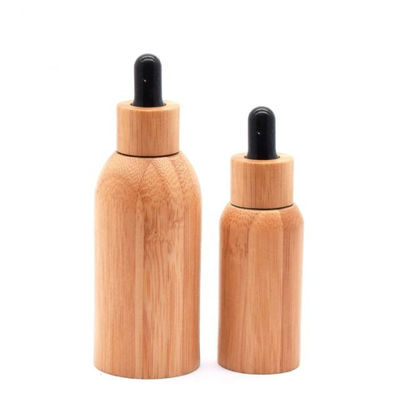 L'huile essentielle de compte-gouttes en verre en bambou met 22/400 rond en bouteille de 10ml 22mm Boston