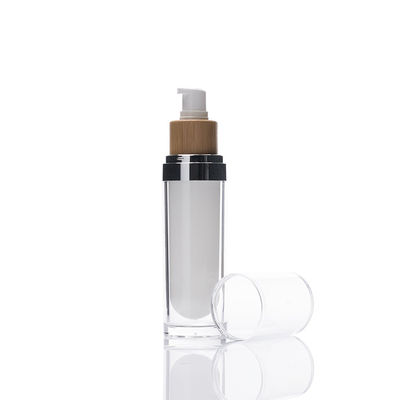 La pompe privée d'air de 1 once 30ml met 33mm en bouteille 33/415 bouteille vide de base avec la pompe
