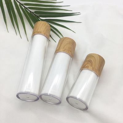 le shampooing 30ml rechargeable décoratif met 24mm en bouteille bouteille privée d'air de pompe de 4 onces