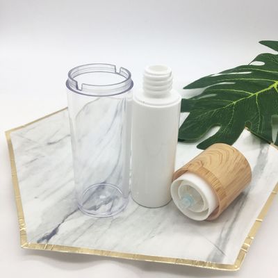 le shampooing 30ml rechargeable décoratif met 24mm en bouteille bouteille privée d'air de pompe de 4 onces