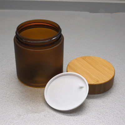 GV vide en verre blanc des pots 120g 80ml de conteneurs de crème de visage