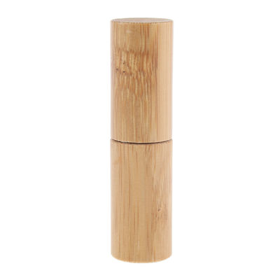 le cosmétique vide de 2,8 pouces 5ml met le GV en bouteille de empaquetage cosmétique en bambou de rouleau d'huile