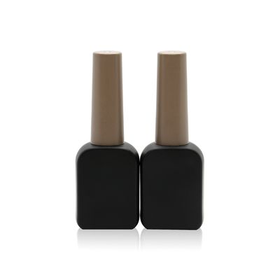 chapeau en bambou noir vide de la bouteille 0.3oz 15cc de vernis à ongles du gel 10ml