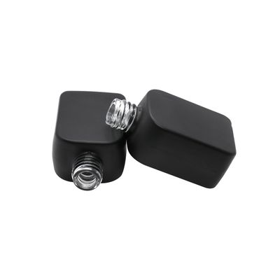 chapeau en bambou noir vide de la bouteille 0.3oz 15cc de vernis à ongles du gel 10ml