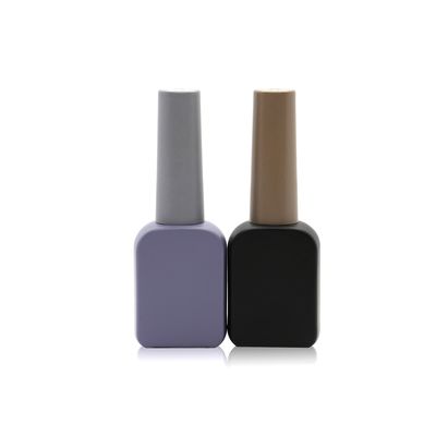 chapeau en bambou noir vide de la bouteille 0.3oz 15cc de vernis à ongles du gel 10ml