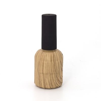 Le verre noir de gel de bouteille ODM en bambou 10ml 0.5oz de bouteille de vernis à ongles