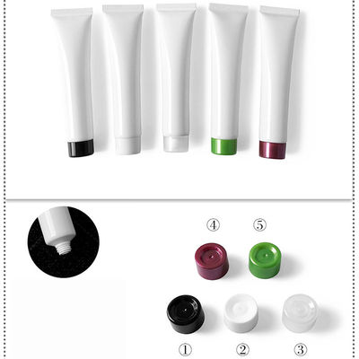 Couvercle mou 30g 30ml de PE du tube 10.5cm de cosmétique rechargeable de lotion de compression
