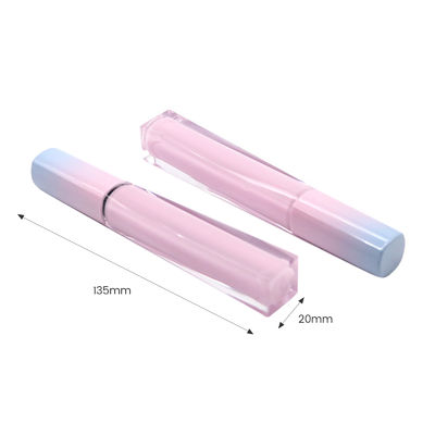 les tubes de mascara de 10ml 7g entassent en vrac tube rose lumineux de mascara de l'aluminium 20mm