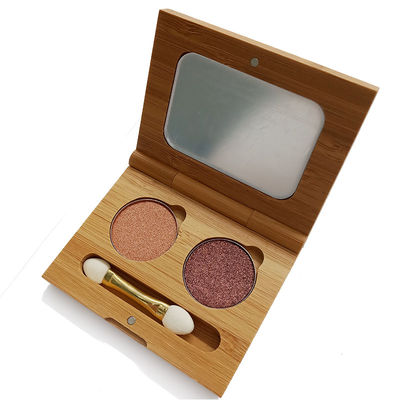 caisse en bambou de la boîte 5.5cm de beauté d'oeil de maquillage de boîtes de fard à paupières de 60g 14mm