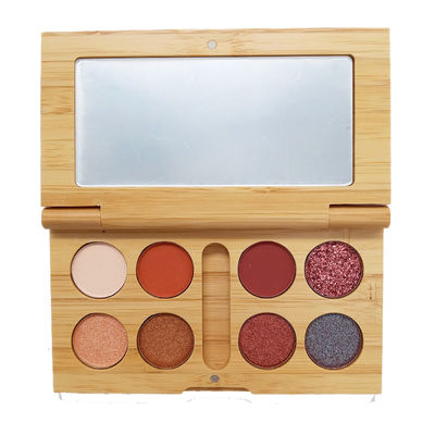 caisse en bambou de la boîte 5.5cm de beauté d'oeil de maquillage de boîtes de fard à paupières de 60g 14mm