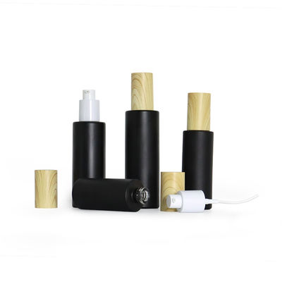 emballage cosmétique de pot en verre de 20g 50ml 37mm bouteille en verre givrée de jet de 4 onces