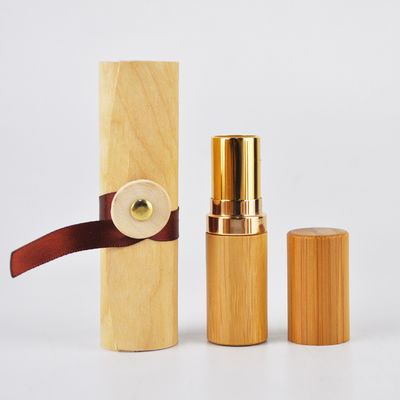 bambou écologique mignon des conteneurs 5g de baume de tubes de lustre de lèvre de 6g 5ml