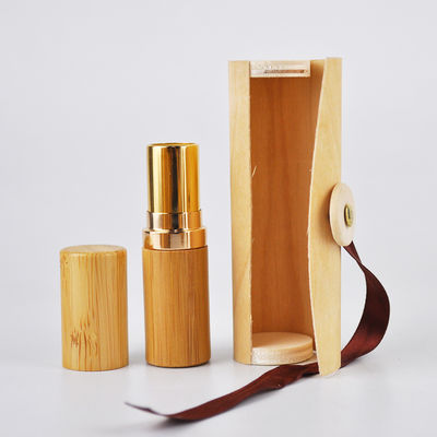 bambou écologique mignon des conteneurs 5g de baume de tubes de lustre de lèvre de 6g 5ml