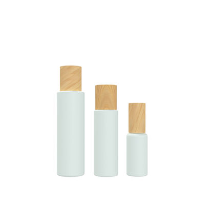 24/415 cosmétique en plastique blanc de 140ml 55g met le conteneur en bouteille avec des couvercles