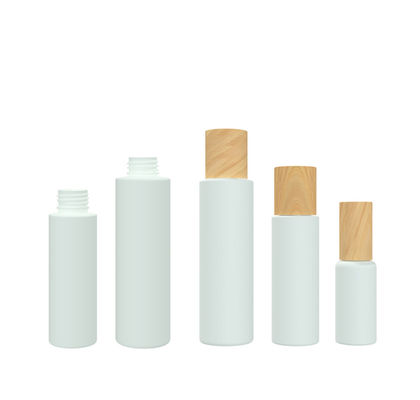 24/415 cosmétique en plastique blanc de 140ml 55g met le conteneur en bouteille avec des couvercles