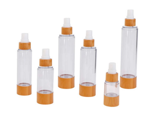 le cosmétique biodégradable de 80ml 4oz cogne l'emballage cosmétique de bouteilles privées d'air de 42mm