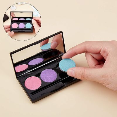 ODM de palette de fard à paupières de couleur de la boîte 3 d'abonnement de beauté d'oeil de 1.15cm 24.5mm