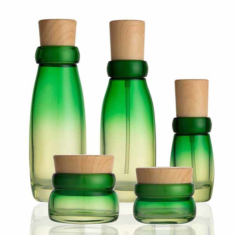 40ml lotion cosmétique de corps de bouteilles 32/400 en verre jet en verre de 4 onces met en vrac en bouteille
