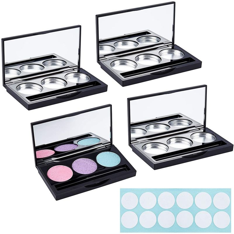 ODM de palette de fard à paupières de couleur de la boîte 3 d'abonnement de beauté d'oeil de 1.15cm 24.5mm
